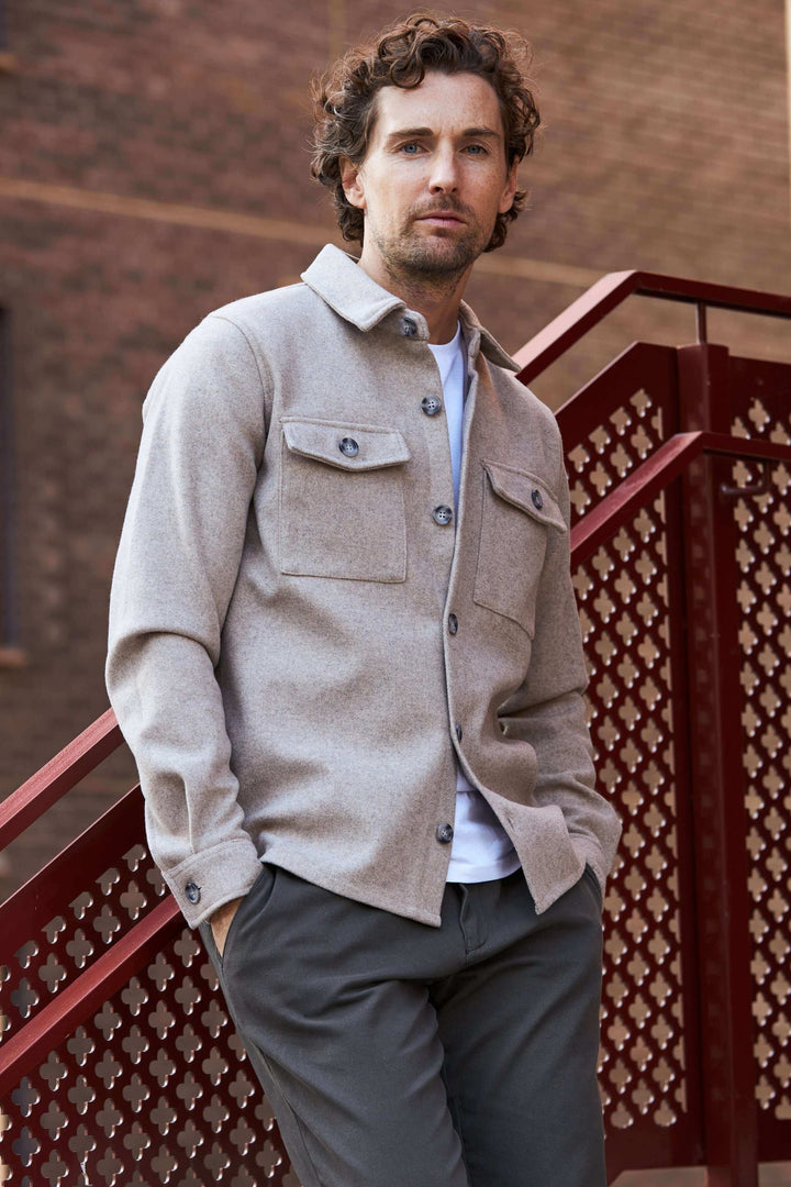 Beige Overshirt