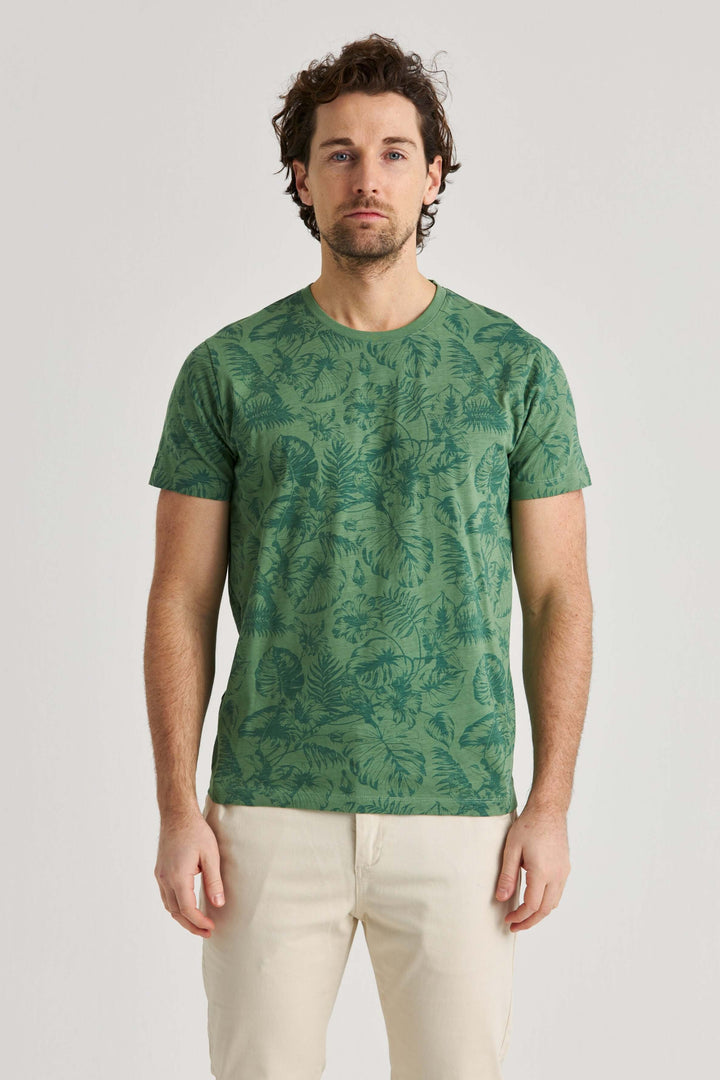 Grön T-shirt Palm Print