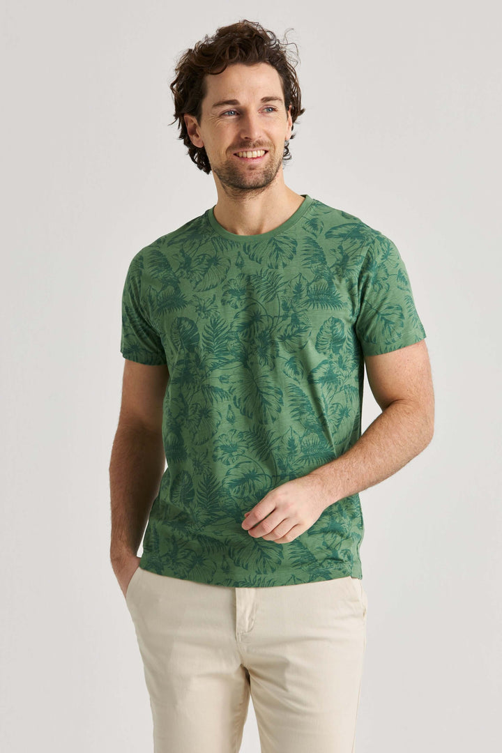 Grön T-shirt Palm Print