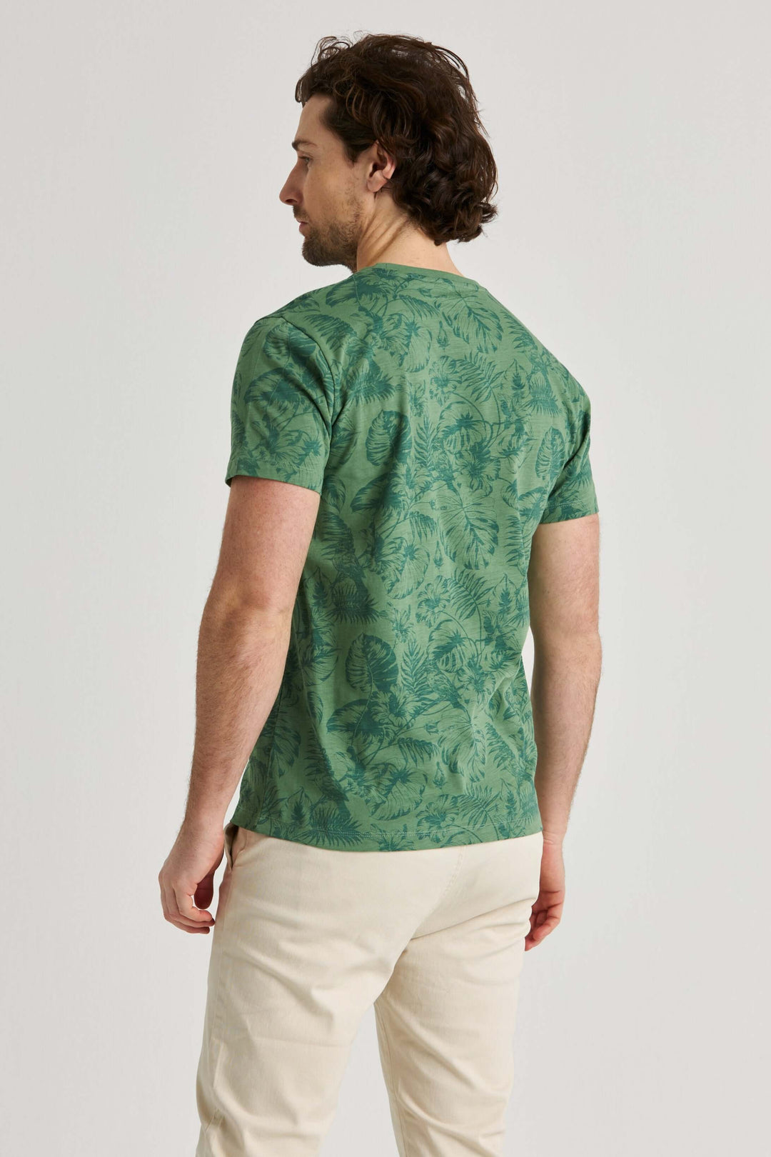 Grön T-shirt Palm Print