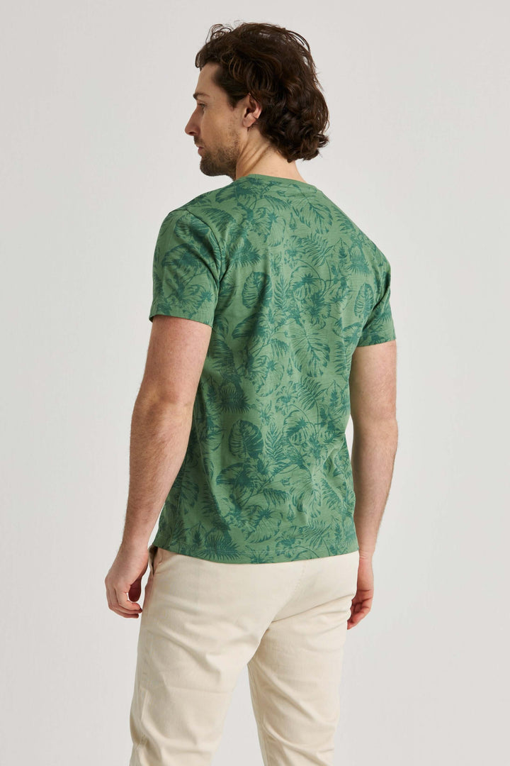 Grön T-shirt Palm Print