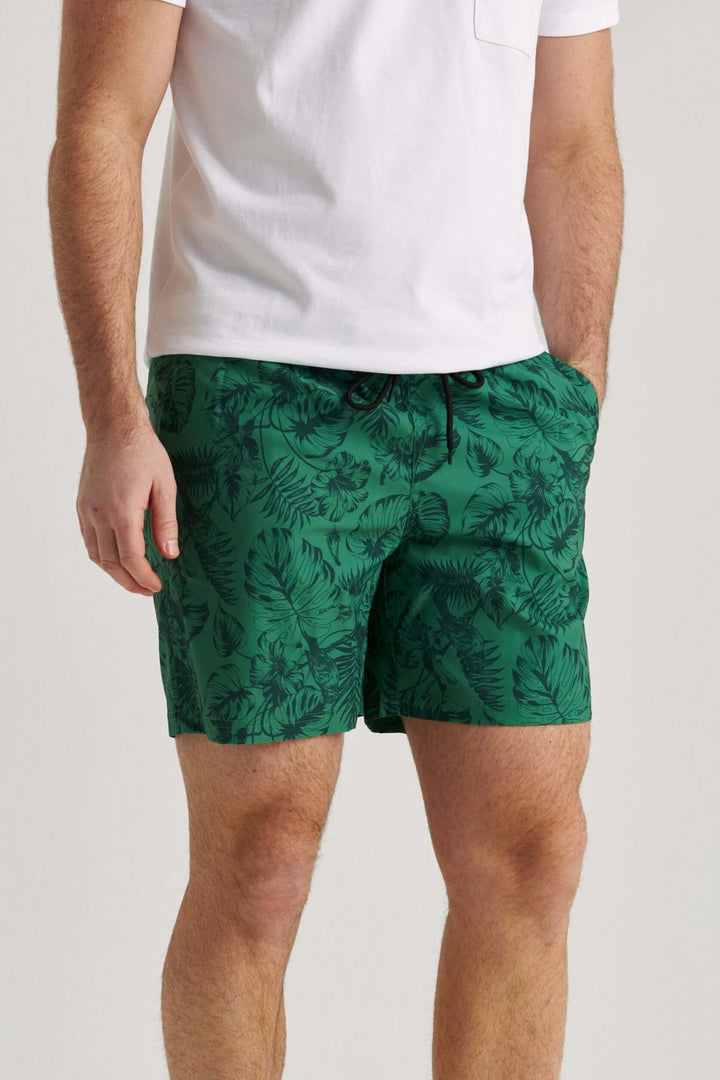 Palmprint Badshorts Grön