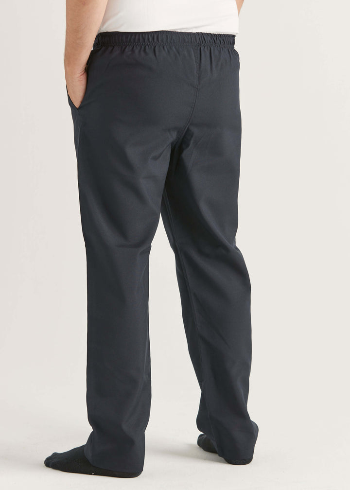 Byxa med resår i midjan Marinblå