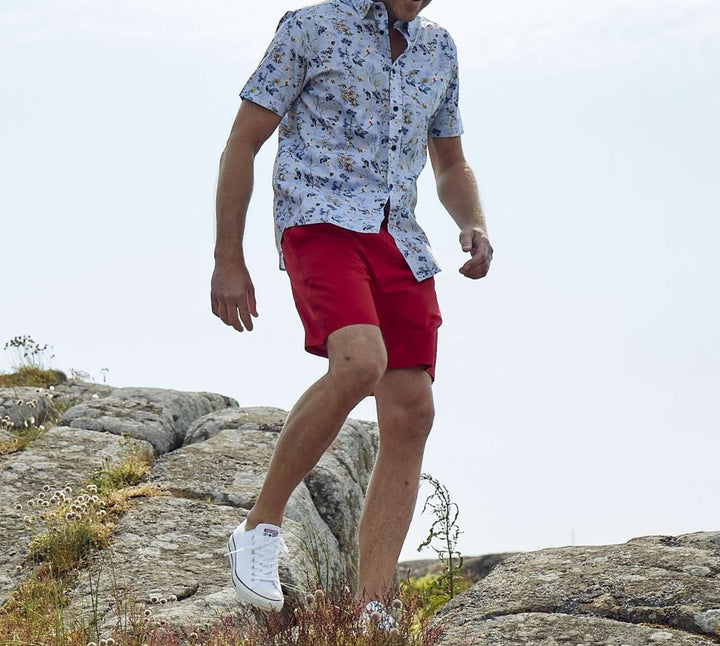 Röda badshorts - Erla of Sweden