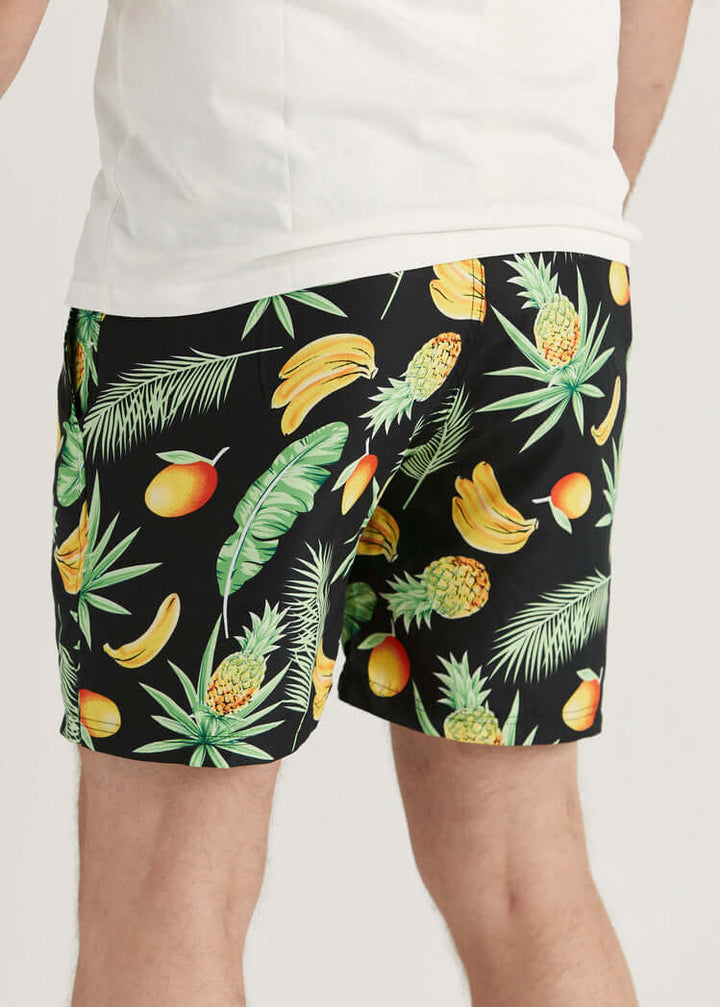Svarta Badshorts Hawaii