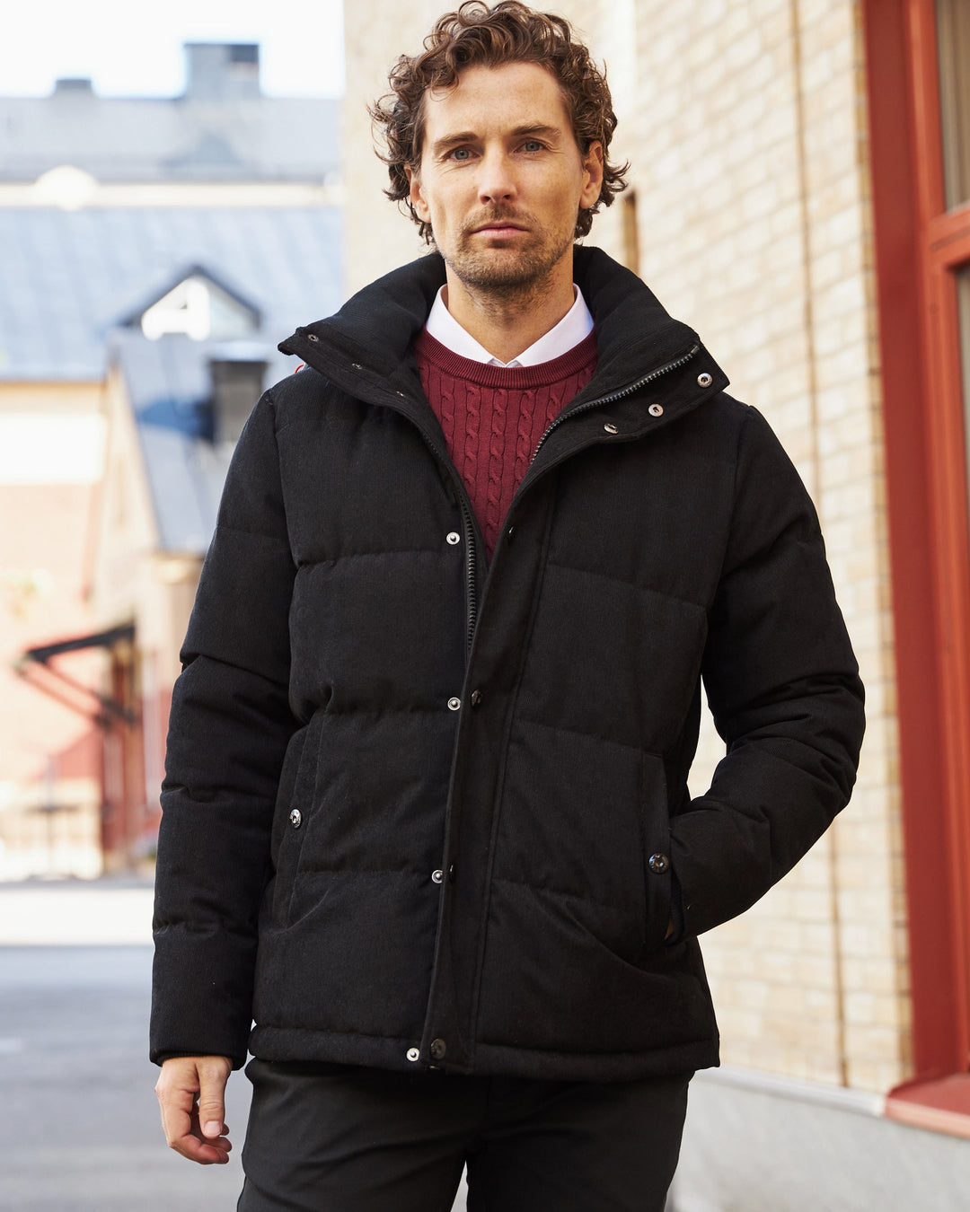 jackor & rockar svart vinterjacka