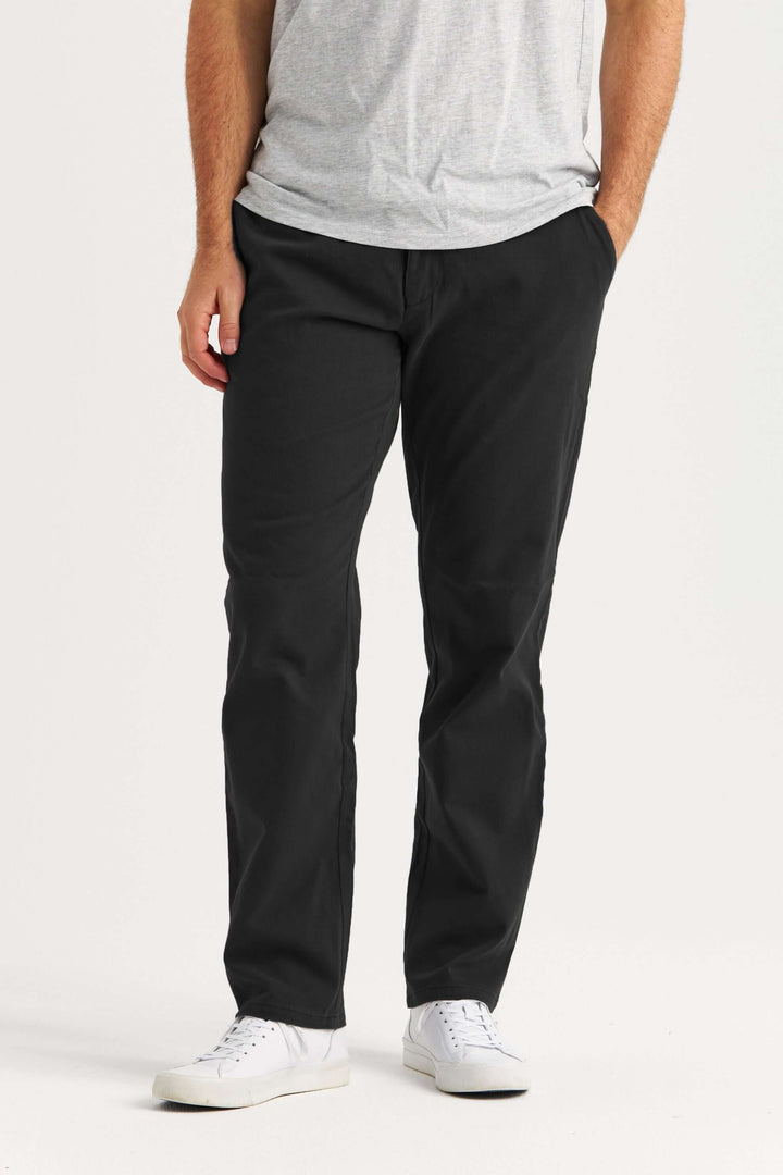 Svart Chinos med stretch
