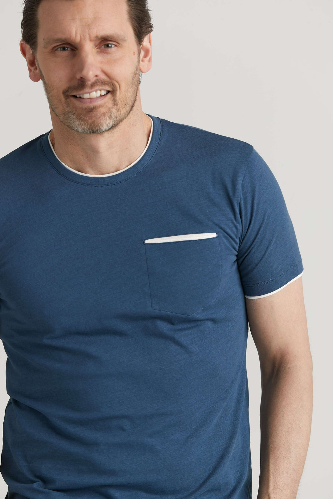 Pocket T-shirt Blå