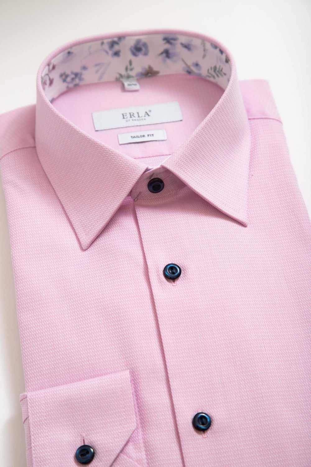 Rosa Skjorta med Kontrast