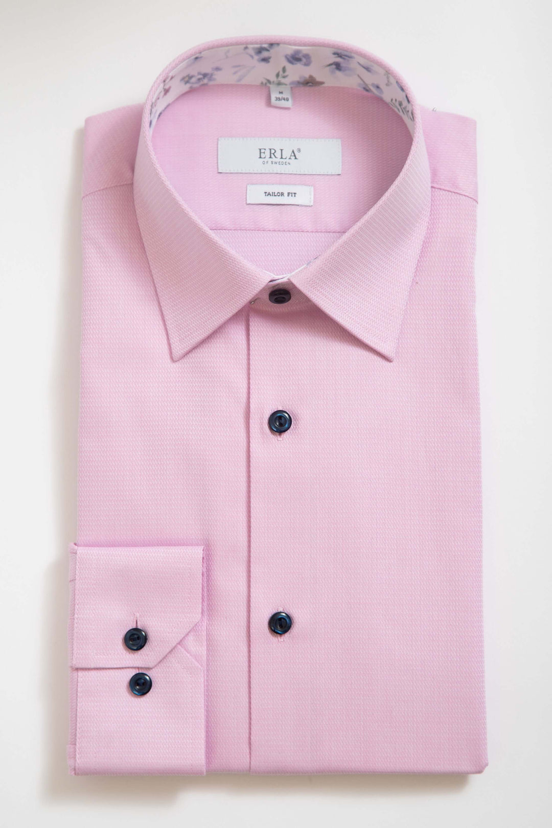 Rosa Skjorta med Kontrast