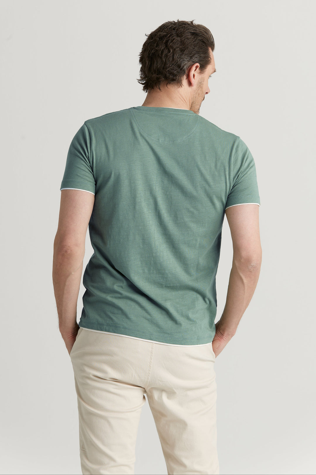 Pocket T-shirt Grön