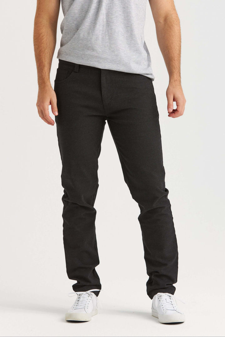 Svart Chinos med struktur