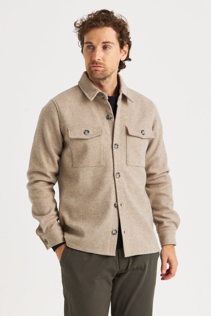 Beige Overshirt