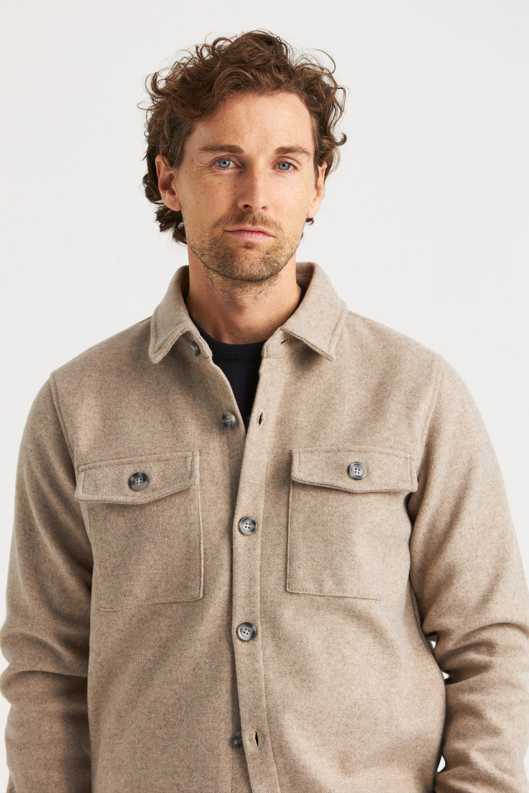 Beige Overshirt