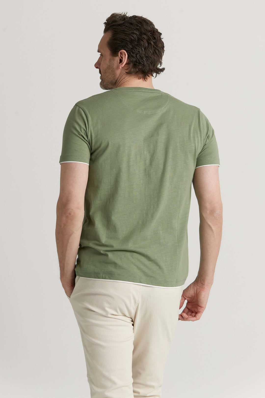 Pocket T-shirt Grön