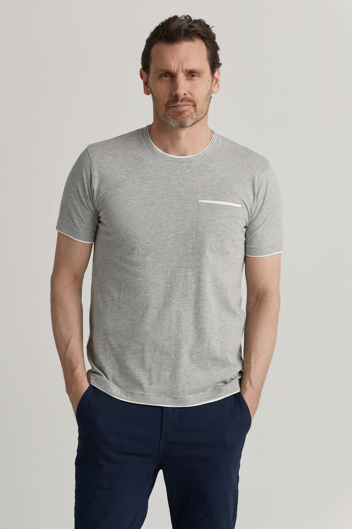 Pocket T-shirt Grå