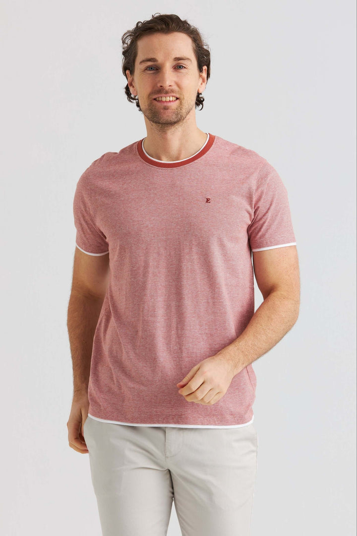 Röd Randig T-shirt