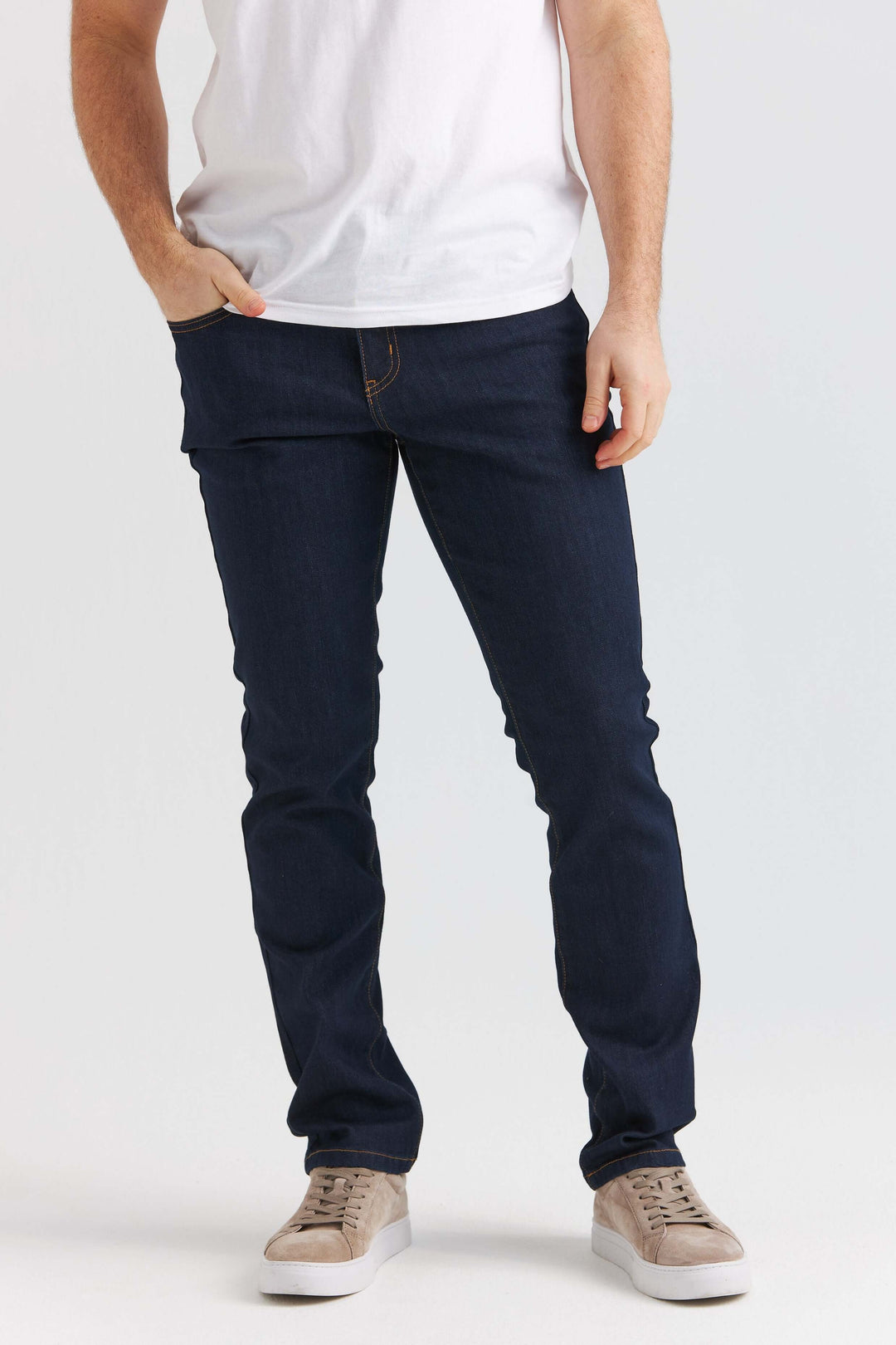 4500 Jeans Stretch Mörkblå