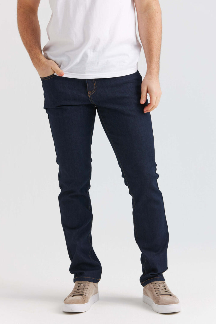 4500 Jeans Stretch Mörkblå