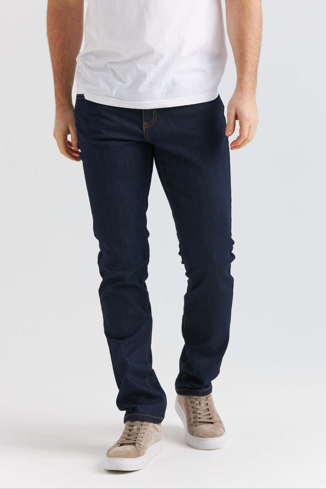 4500 Jeans Stretch Mörkblå