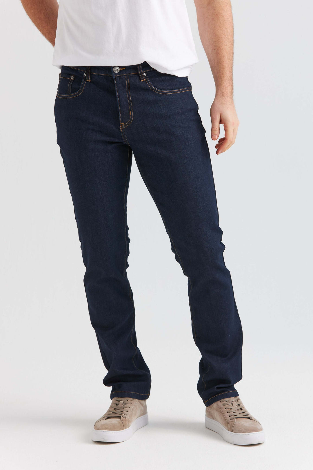 4500 Jeans Stretch Mörkblå