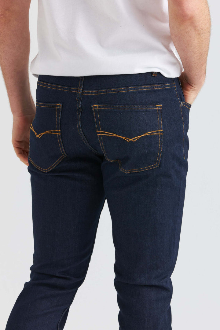 4500 Jeans Stretch Mörkblå