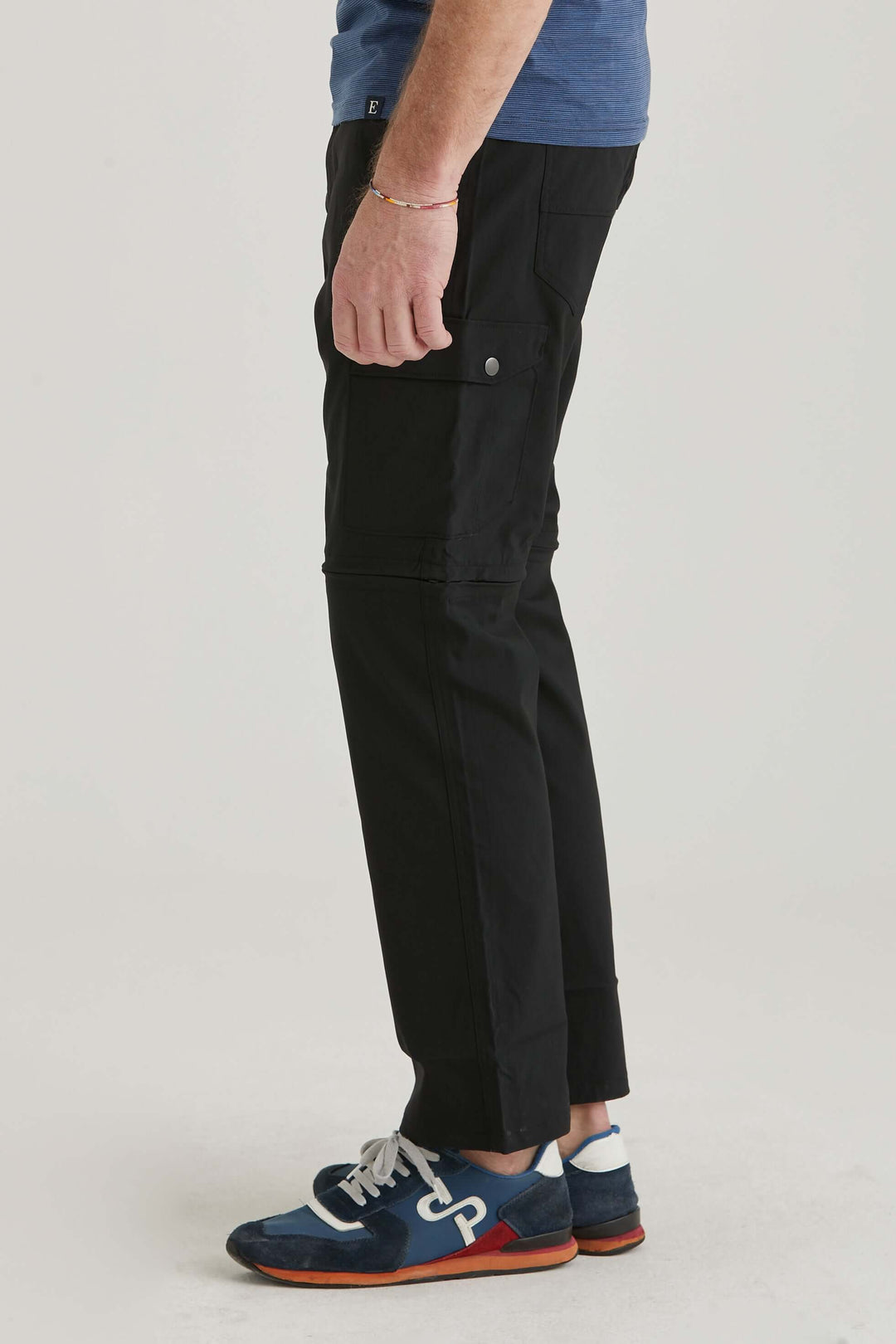 Fritidsbyxa Zip-off Stretch Svart