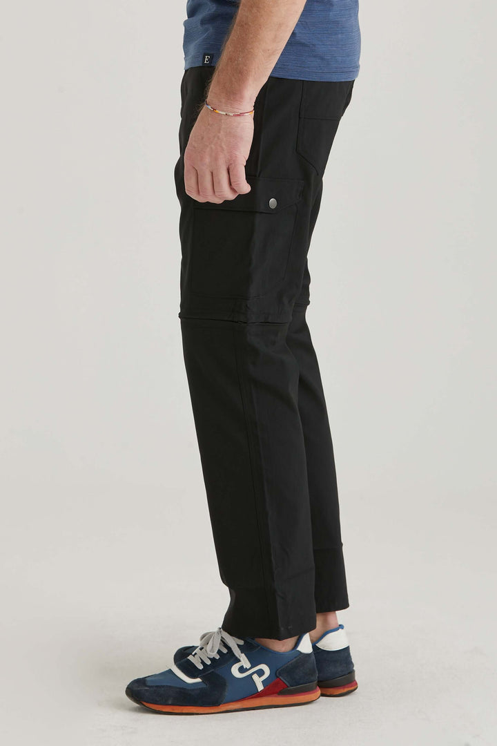 Fritidsbyxa Zip-off Stretch Svart