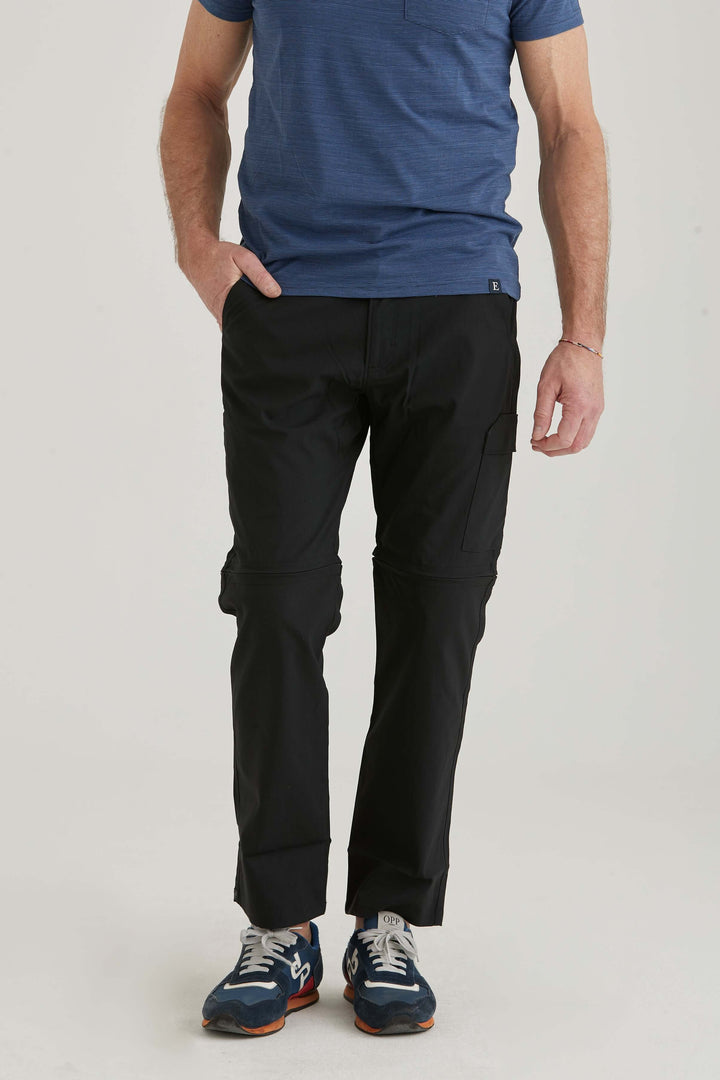 Fritidsbyxa Zip-off Stretch Svart