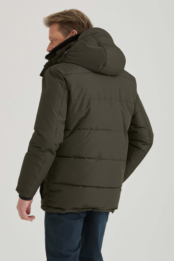 Mörkgrön City Parka