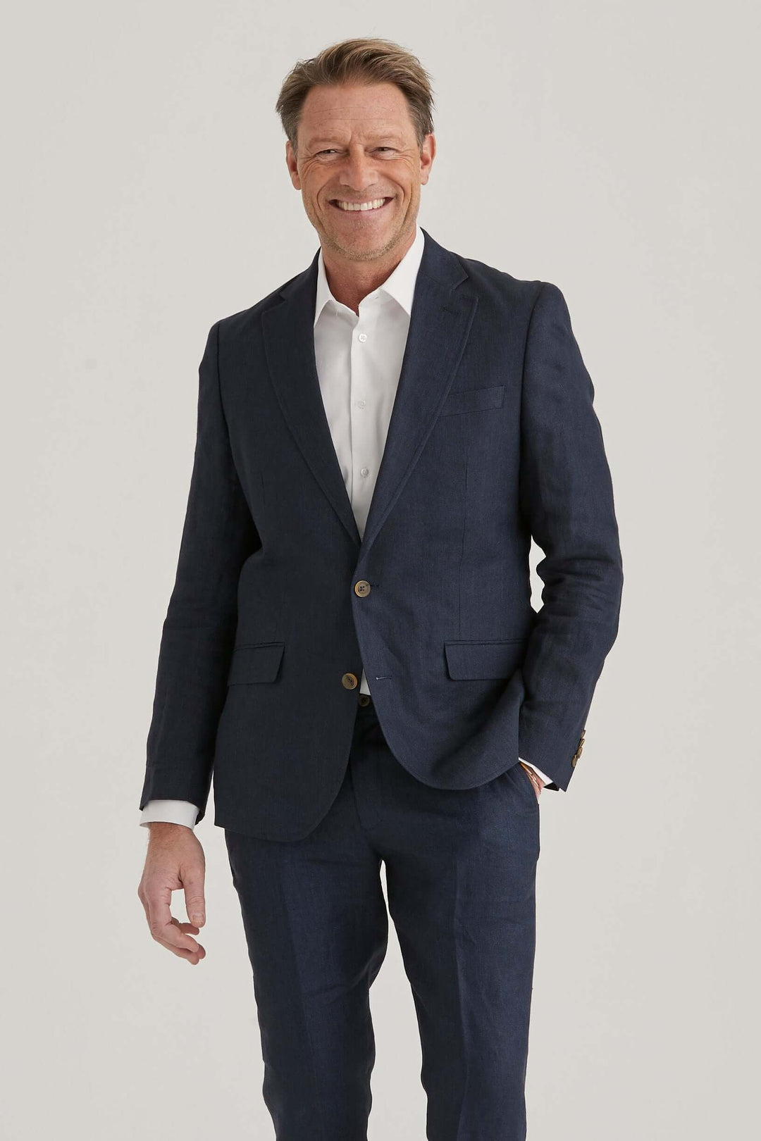 linnekavaj marinblå