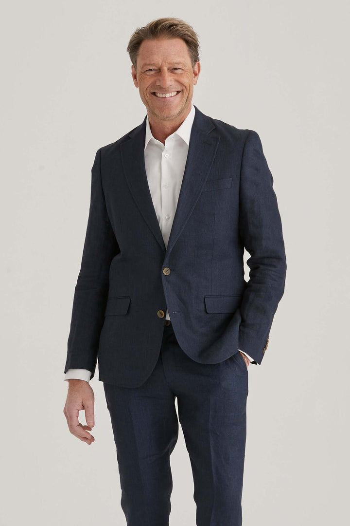 linnekavaj marinblå