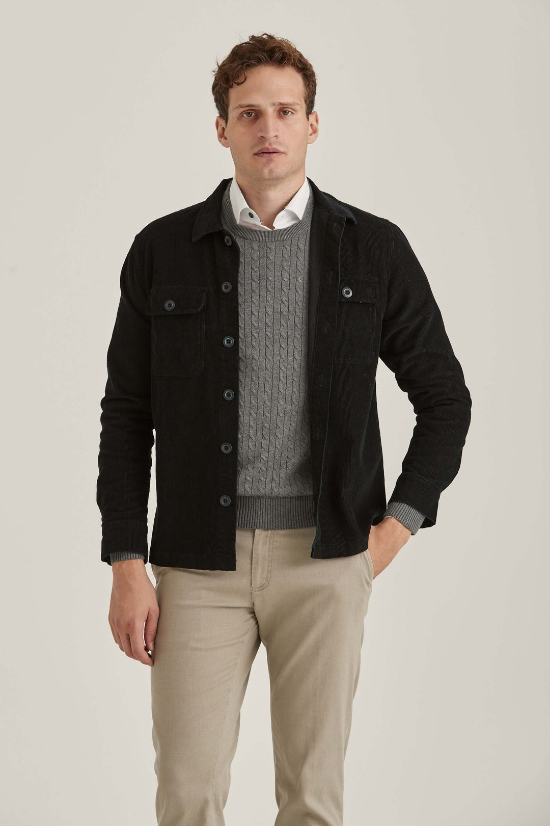 Manchester Overshirt Svart