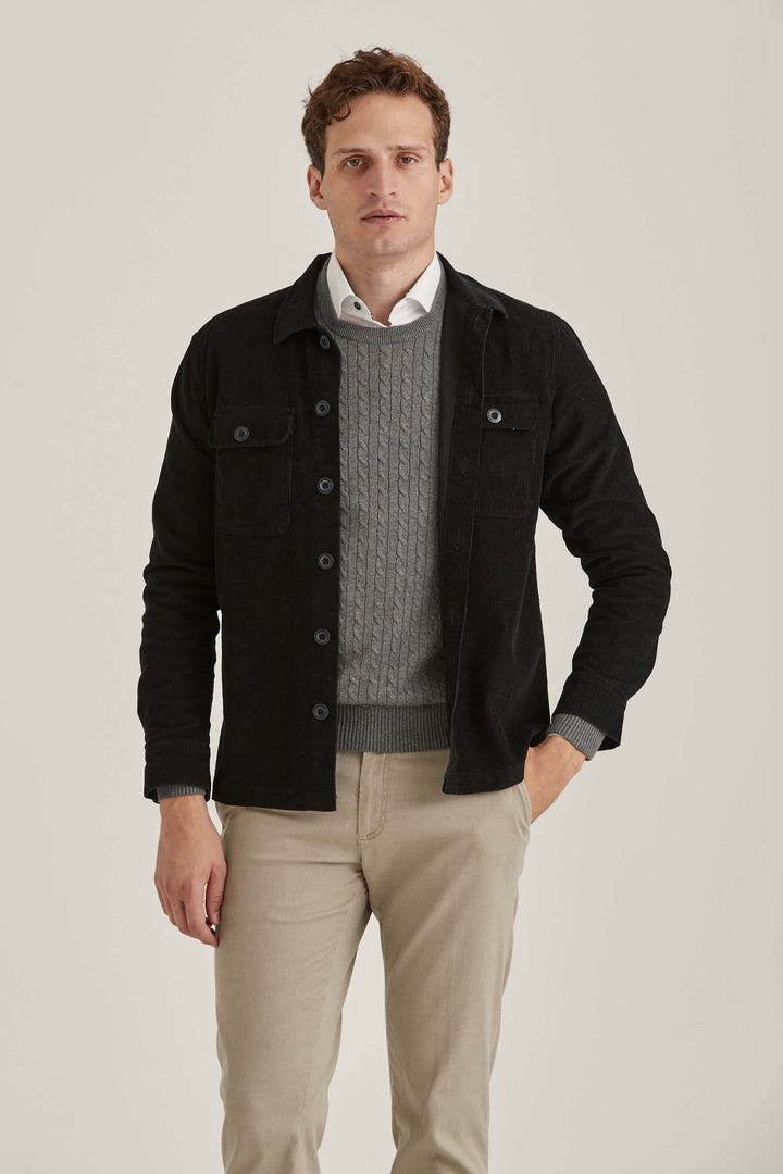Manchester Overshirt Svart