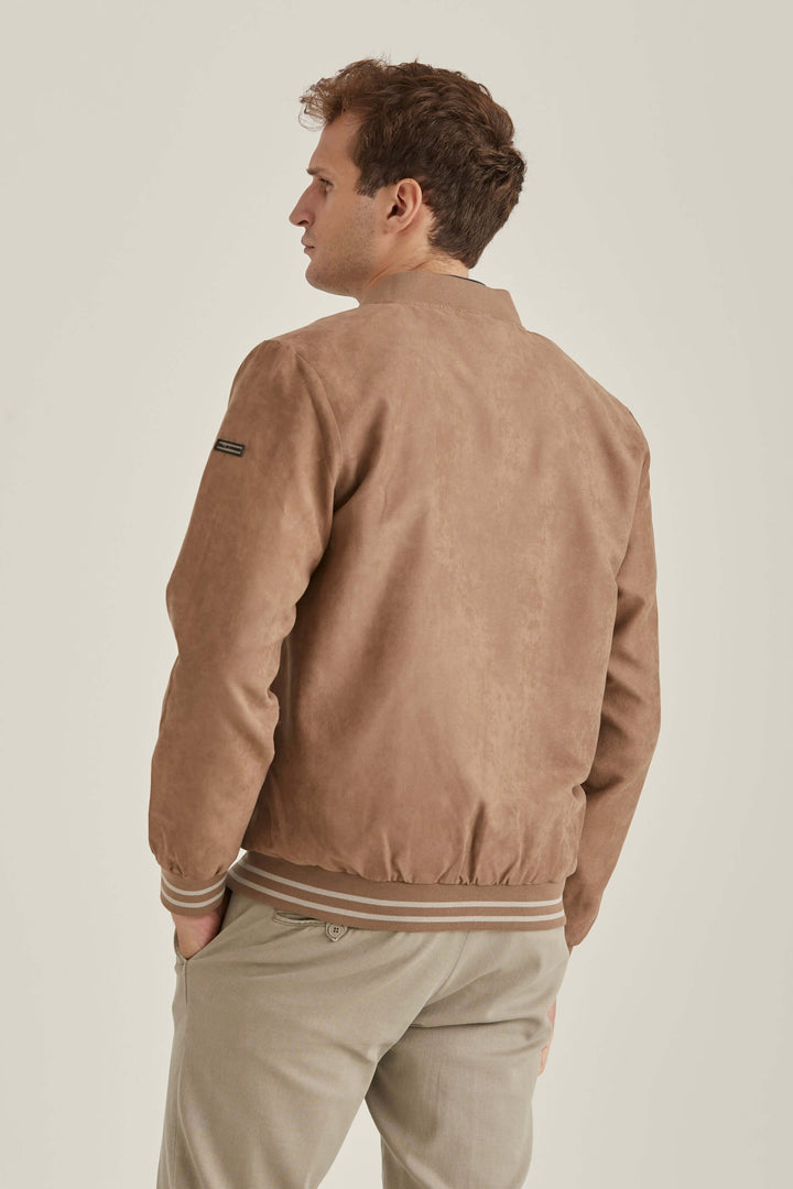 Alcantara Bomberjacka Brun