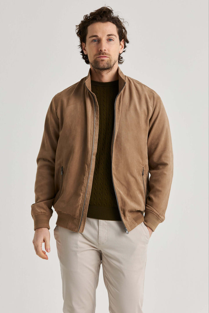 Alcantara Jacka Beige