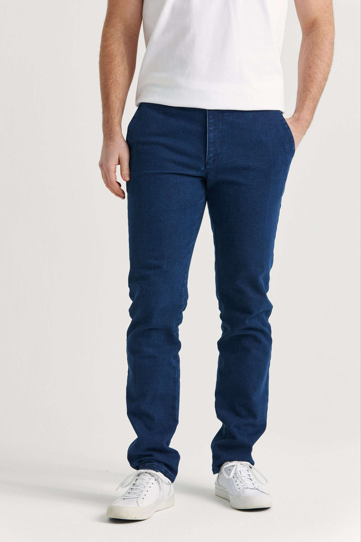 Denim Chinos Blå