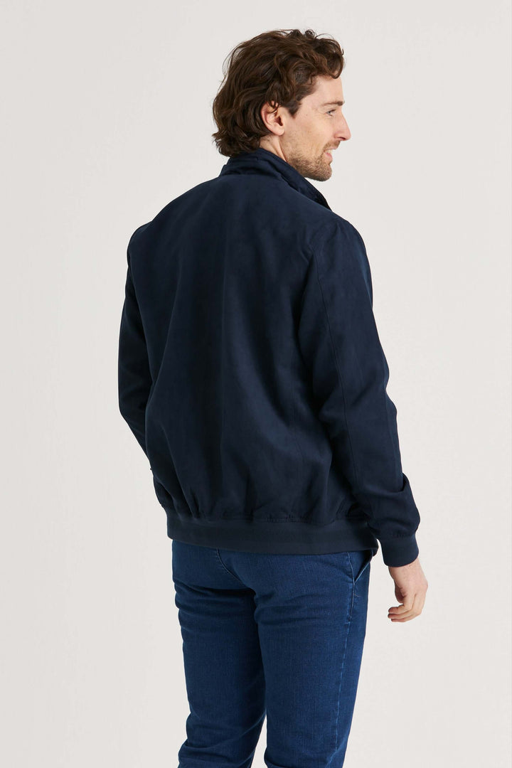 Alcantara Jacka Marinblå