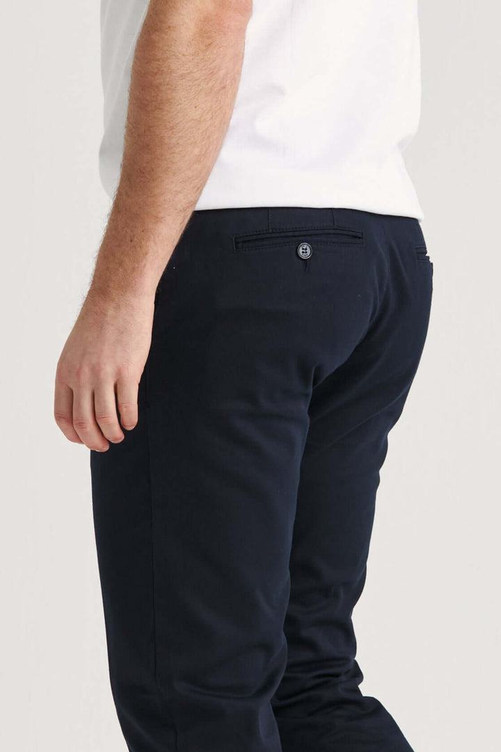 Marinblå Bomull-Tencel™ Chinos