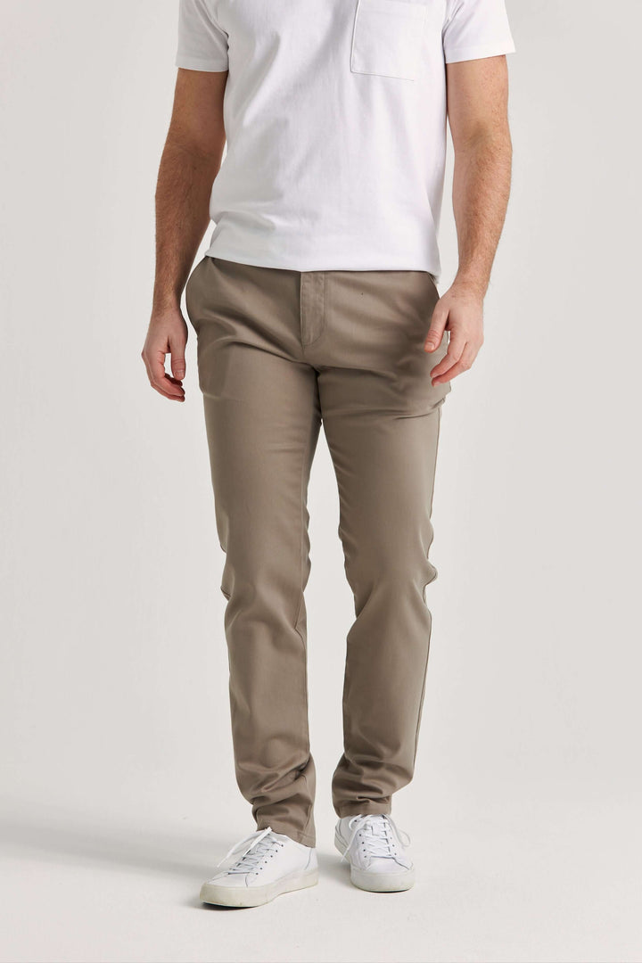 Beige Bomull-Tencel™ Chinos