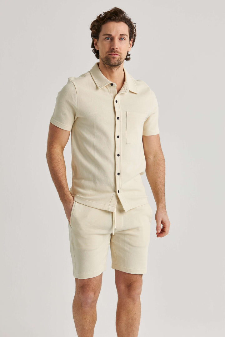 Beige Jerseyset Bomull