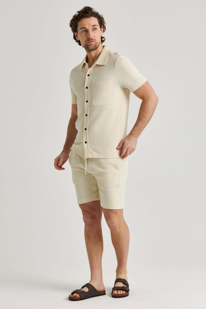 Beige Jerseyset Bomull