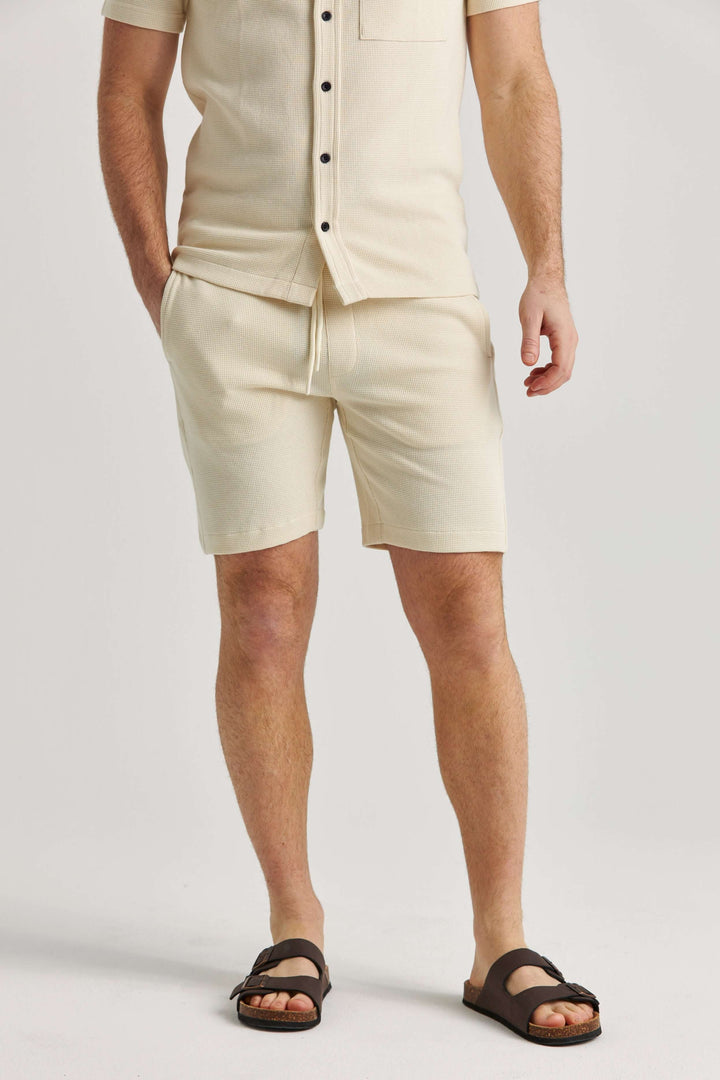 Beige Jerseyshorts Bomull