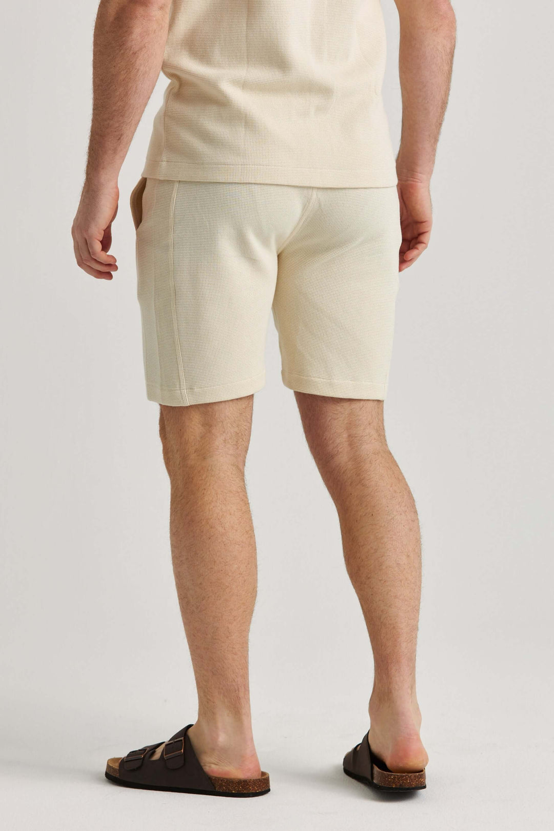 Beige Jerseyshorts Bomull