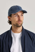 Blå Keps Washed Cotton