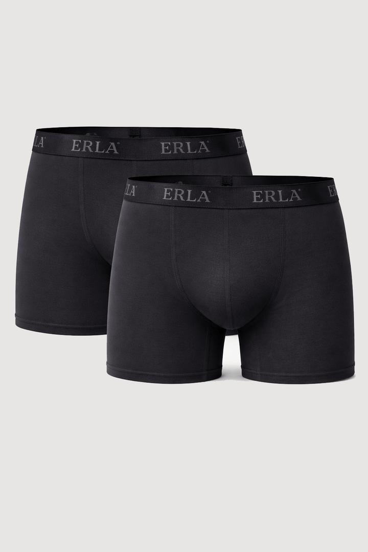 2-pack Svarta Boxerkalsonger