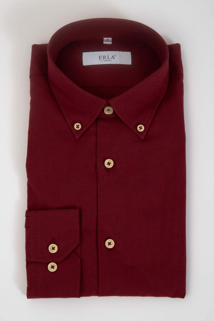 Röd Flanellskjorta Premium Button Down