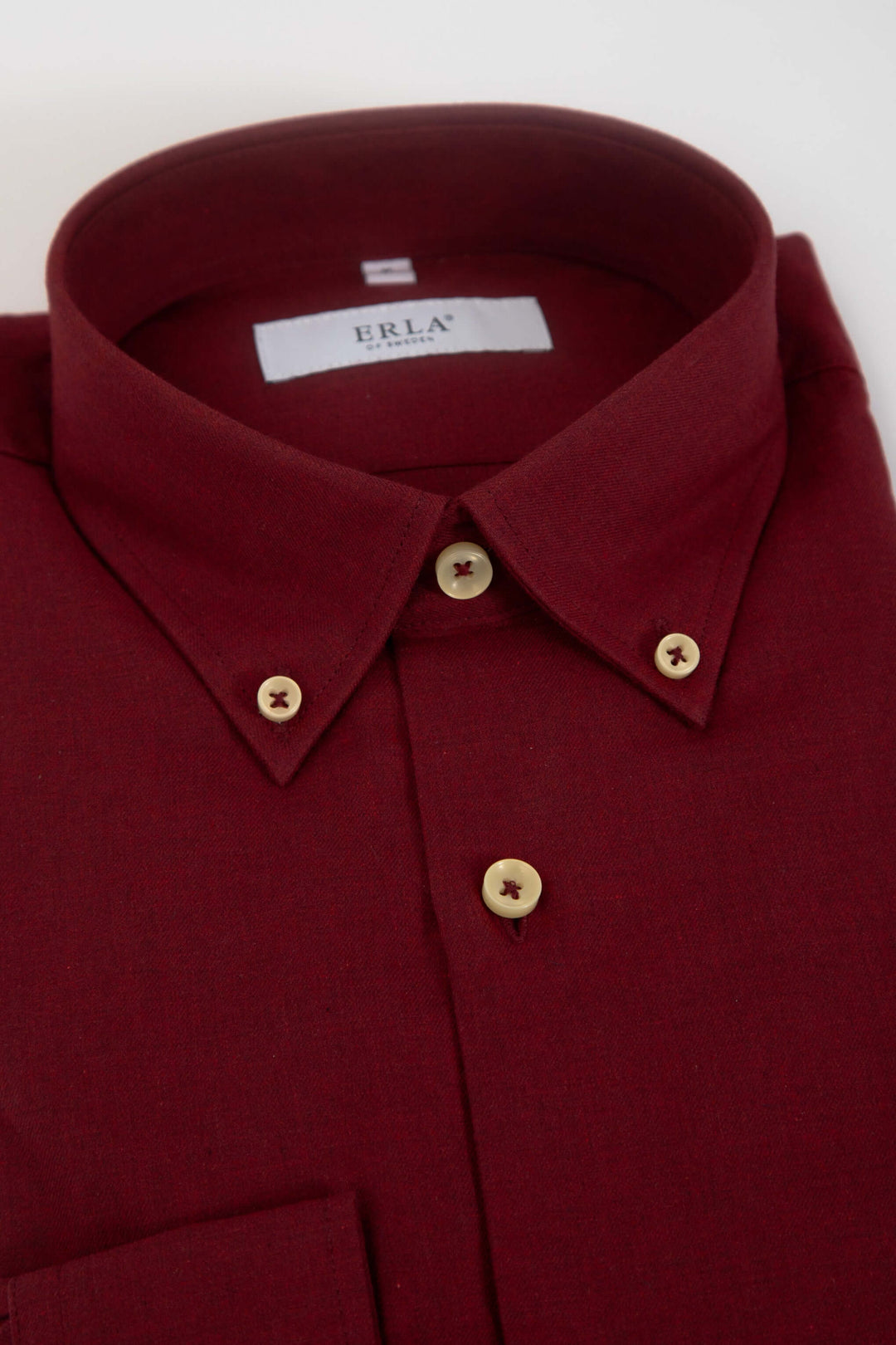 Röd Flanellskjorta Premium Button Down