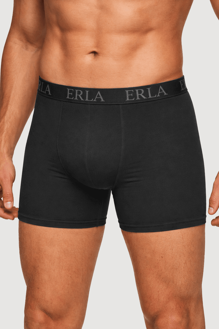 2-pack Svarta Boxerkalsonger framsida