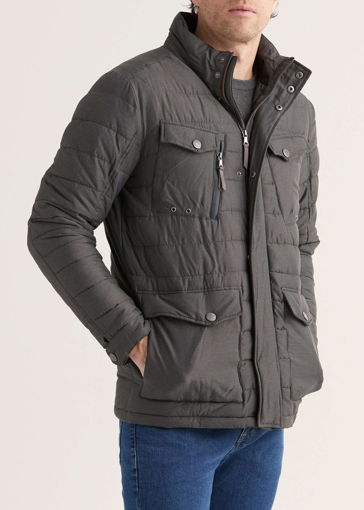 Patchpocket Fieldjacket i Grått